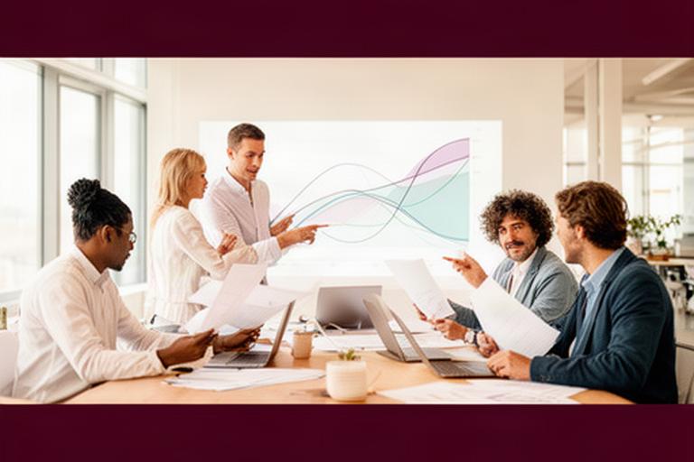 Finanzteam analysiert Prognosekurven an einem Tisch in einem hellen Schweizer Büro